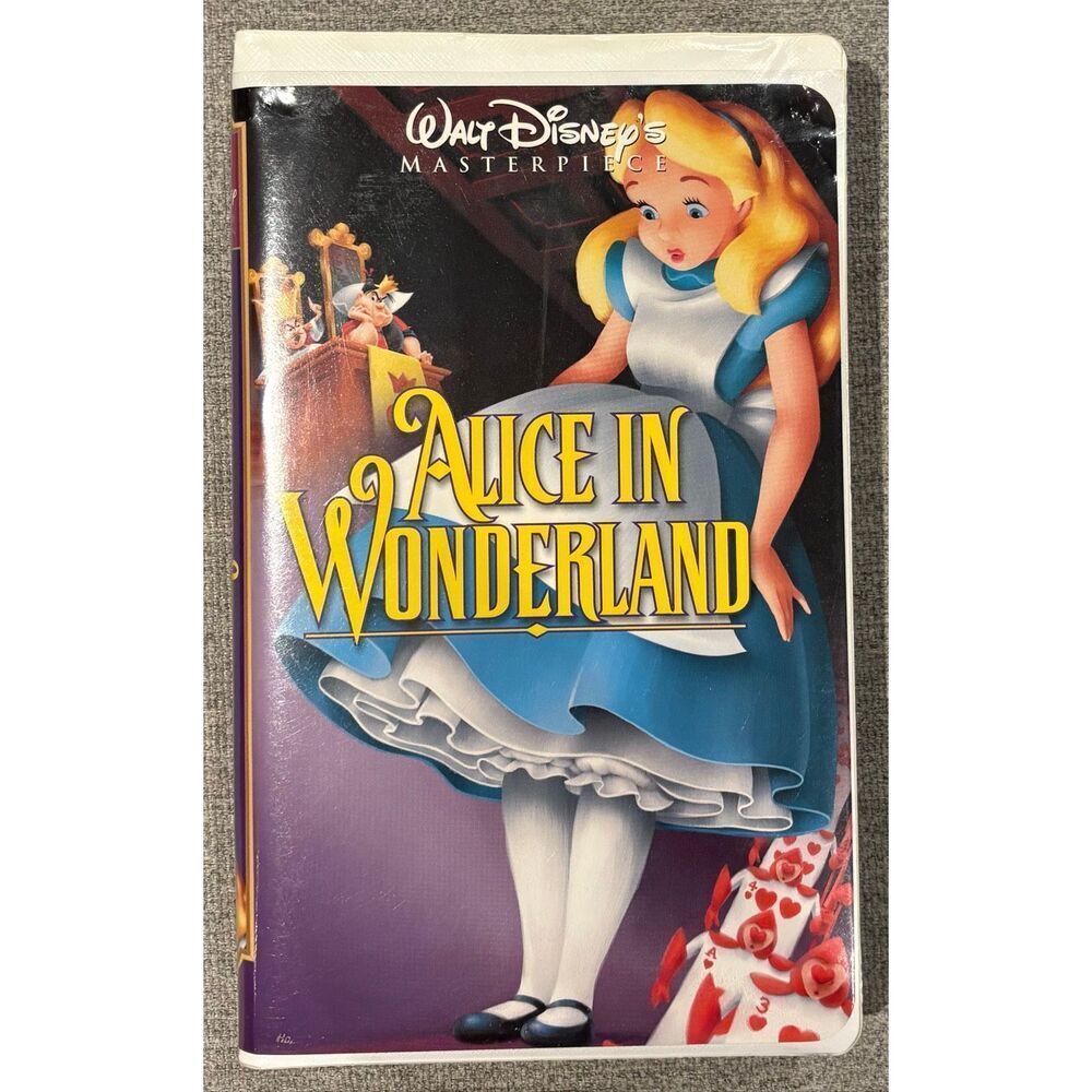 Walt Disney Masterpiece Collection VHS release of Alice in Wonderland